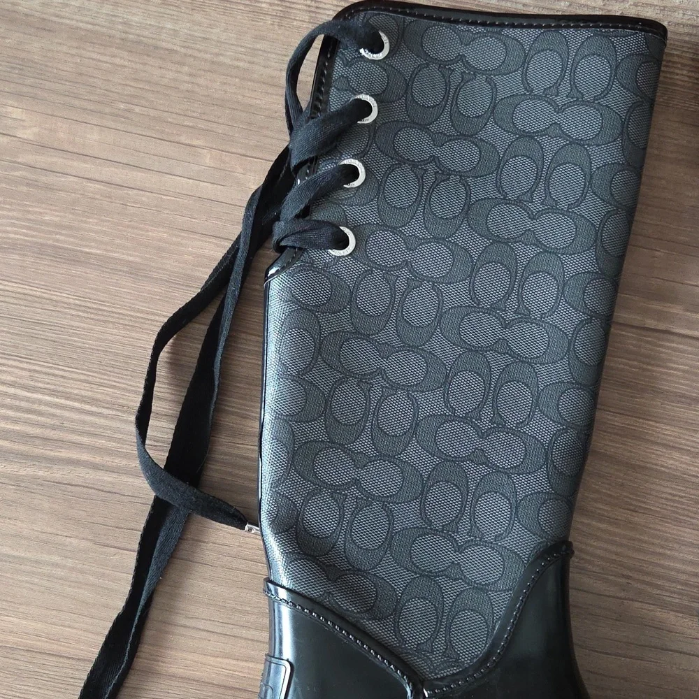 Stylish Black Coach Women's Boots